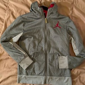 Nike Air Jordan Boys' Dri-Fit Track Zip Up Jacket Size Large